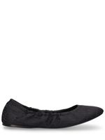 10mm Logo Jacquard Ballerina Flats