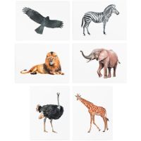 TATTonMe Temporary Tattoos Set Animals tatuaż dla dzieci 3 y+ 6 szt.