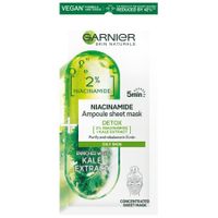 Garnier маска за лице - Skin Naturals Ampoule Sheet Mask With Niacinamide For Oily Skin