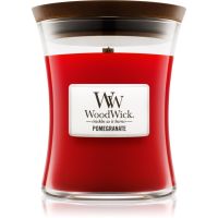 Woodwick Pomegranate ароматна свещ с дървен фитил 275 гр.