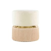 TABURET, kov, textil, kompozitní dřevo, 41/44,5/41 cm