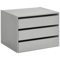 MID.YOU VNITŘNÍ ZÁSUVKY, šedá, 66/48/54 cm