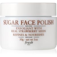 fresh Sugar Face Polish exfoliant din zahăr pentru față 30 g