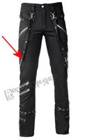 Herrenhose AMENOMEN - Schwarz - BESCHÄDIGT XXL