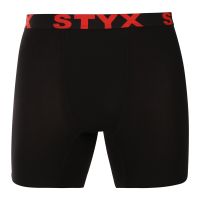 10PACK pánské boxerky Styx long sportovní guma černé (10UN9601) XXL