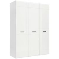 Hom`in ŠATNÍ SKŘÍŇ S OTOČNÝMI DVEŘMI, bílá, 150/206,2/59,6 cm
