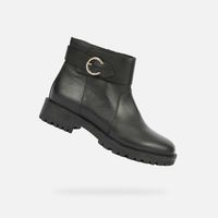 Black women's ankle boots Geox Hoara - Women's