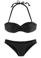 Bruno Banani Bikini  crna / srebro