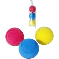 Soft míč na softtenis pěnový průměr 7 cm 3 ks