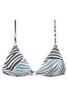 SUNSEEKER Bikini gornji dio  svijetloplava / crna / bijela