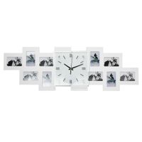 Ambia Home HODINY S FOTKAMI, biela, 80/26/4,8 cm