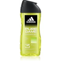 Adidas Pure Game gel za prhanje za obraz, telo in lase 3v1 za moške 250 ml