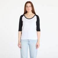 T-shirt Urban Classics Ladies 3/4 Contrast Raglan White/ Black S