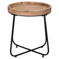 PRÍRUČNÝ STOLÍK, jedľa, čierna, farba jedľového dreva