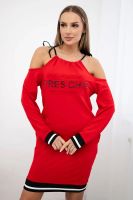 Tres Chic Dress Red