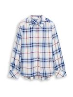 TOM TAILOR Bluza  mornarsko plava / svijetloplava / rubin crvena / prljavo bijela