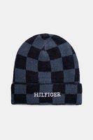 Detská čiapka s prímesou vlny Tommy Hilfiger