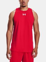 Under Armour Baseline Cotton Podkoszulek Czerwony