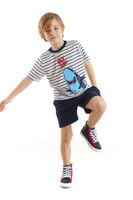 Denokids Dude Shark Boys T-shirt Shorts Set