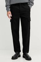 BOSS Orange pantaloni din amestec de lână Sisla-R-Cargo-2