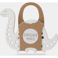 Milin Big Wooden Lacing Toy Dinosaur Max розвивальна іграшка 18,5 cm x 11 cm x 0,7 cm 1 кс