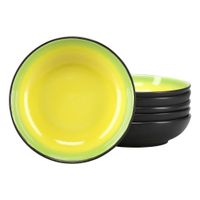 Creatable SADA HLBOKÝCH TANIEROV Hot Green 22/5 cm