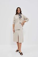 Marisse Women's Skirt L-Sc-4023 D.Beige