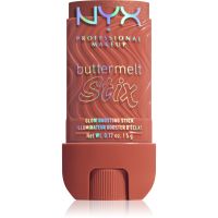 NYX Professional Makeup Buttermelt Glow Stix Aufhellender Stift Farbton 13 Left On Melt 5 g