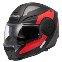 Výklopná moto přilba LS2 FF902 Scope II Duria Black Red S (55-56)