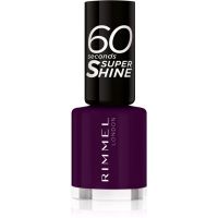 Rimmel 60 Seconds Super Shine körömlakk árnyalat 345 Black Cherries 8 ml