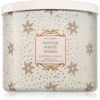 Bath & Body Works Winter White Woods dišeča sveča 411 g