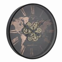 Boltze Home NÁSTENNÉ HODINY hnedá, čierna 57 cm