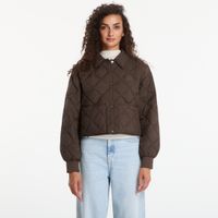 Μπουφάν Calvin Klein Jeans Ulw Short Seasonal Quilted Liner Jacket Dark Coffee S