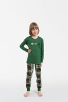 Seward boys' long sleeves, long legs - green/print