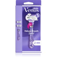 Gillette Venus Deluxe Smooth Swirl ξυριστική μηχανή + 2 ανταλλακτικές κεφαλές 1 τμχ