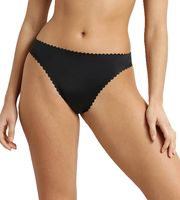 DIM BODY TOUCH DAILY STRING - Majtki damskie bezszwowe - Czarne