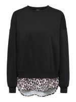 ONLY Sweater majica 'ONLBROOKE'  bež / boja pijeska / crna