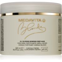 Medavita Blondie All Blondes stärkende Maske für gefärbtes Haar 500 ml