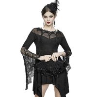 ženska haljina DEVIL FASHION - Morticia Gothic Knitted L-XXL