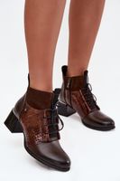 Eleganckie botki na obcasie