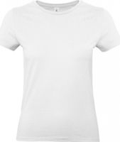 B&C Základní bavlněné hladké dámské tričko BC 190 g/m Barva: Bílá, Velikost: XL BCTW04T