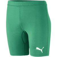 Puma LIGA Baselayer ShortTight Jr Детски спортни къси панталони, зелено, размер