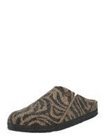 BIRKENSTOCK Papuče 'Zermatt'  svijetlosmeđa / crna