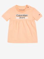 Calvin Klein Jeans Haljina dječja narančasta