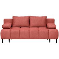 MID.YOU ROZKLADACIA POHOVKA, textil, koralová