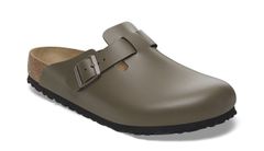 Birkenstock Boston Natural Leather Regular Fit Unisex - Sandály Birkenstock - Sivá - 1029079-9.5 - Size: 9.5