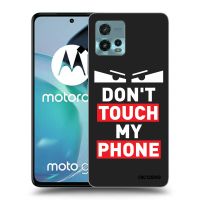 Silikónový čierny obal pre Motorola Moto G72 - Shadow Eye - Transparent