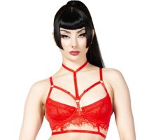 KILLSTAR - Damen-BH - Harlow's Seduction - Rot XS