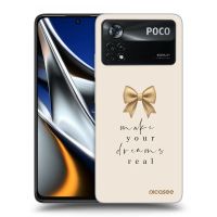 Silikónový prehľadný obal pre Xiaomi Poco X4 Pro 5G - Golden Dream