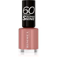 Rimmel 60 Seconds Super Shine lak za nohte odtenek 230 Mauve To The Music 8 ml